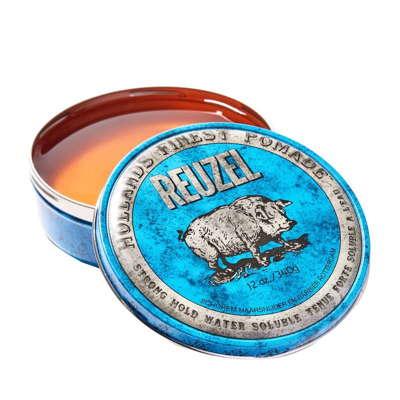 Reuzel Blue Pomade Strong Hold Water Soluble High Sheen 340g