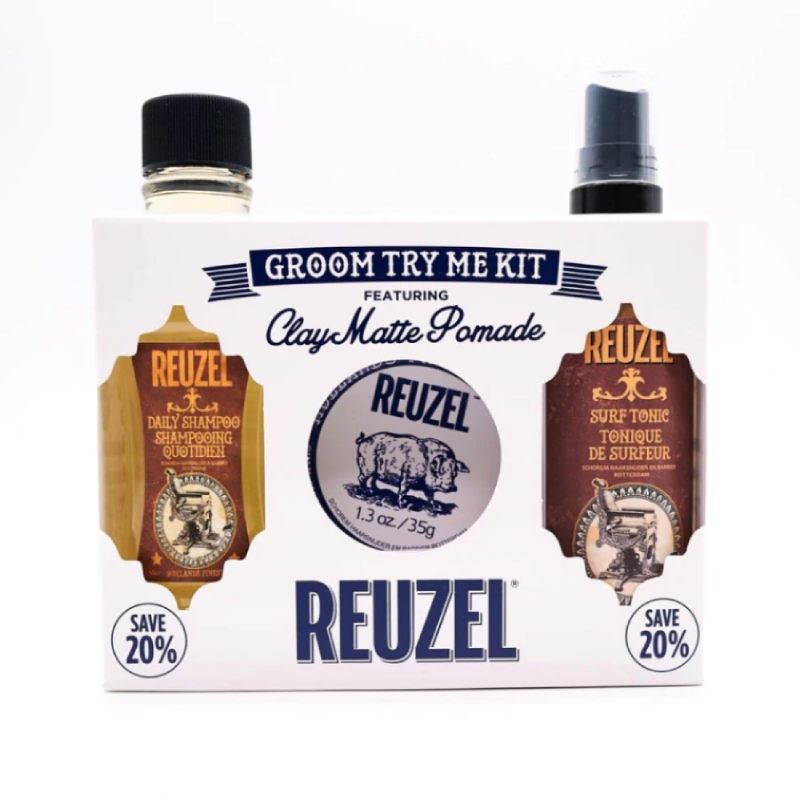 Reuzel Groom Try Me Kit - Clay Matte