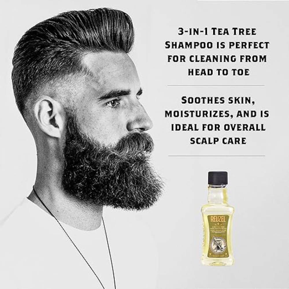 Reuzel Road Trip To Go 3-in-1 Tea Tree Shampoo