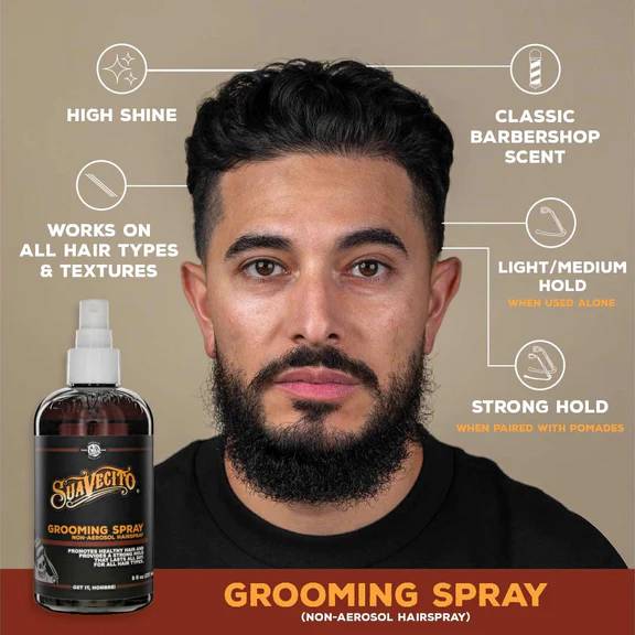 Suavecito Grooming Spray (Non-Areosol Hair Spray) 237ml