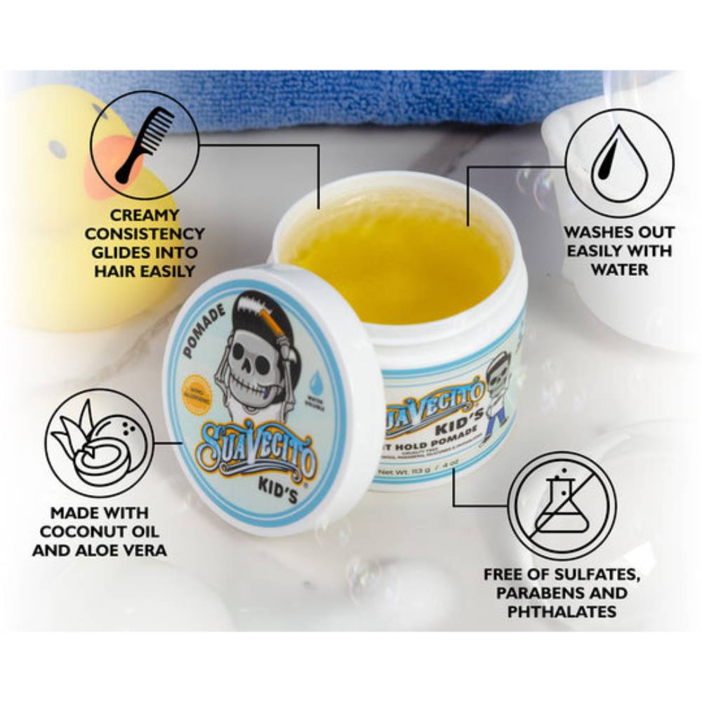 Suavecito Kid's Light Hold Pomade 113g