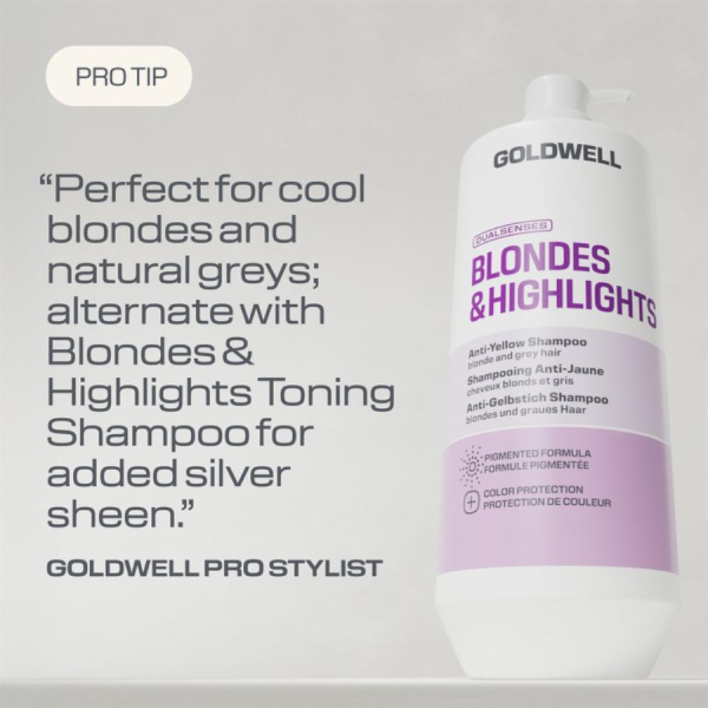 Goldwell Dualsenses Blondes & Highlights Anti-Yellow Shampoo 1000ml