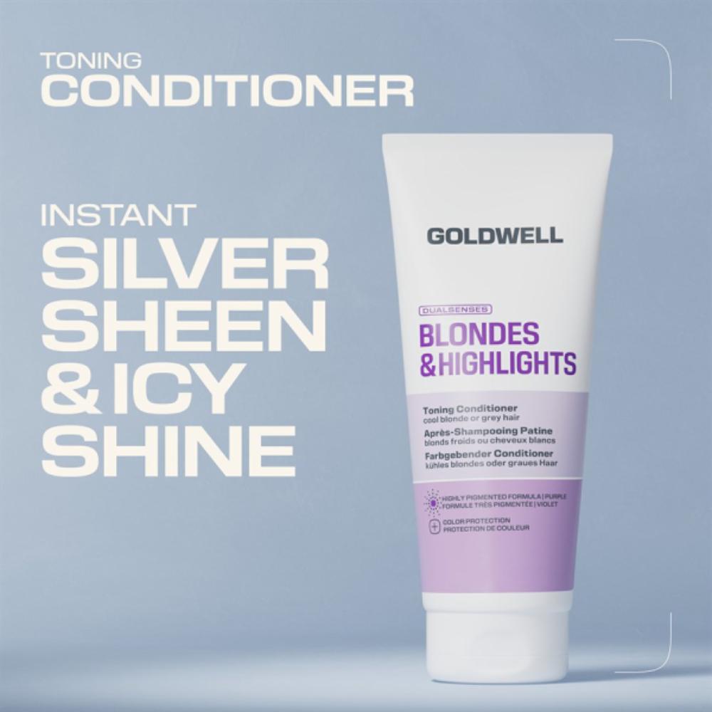 Goldwell Dualsenses Blondes & Highlights Toning Conditioner 200ml