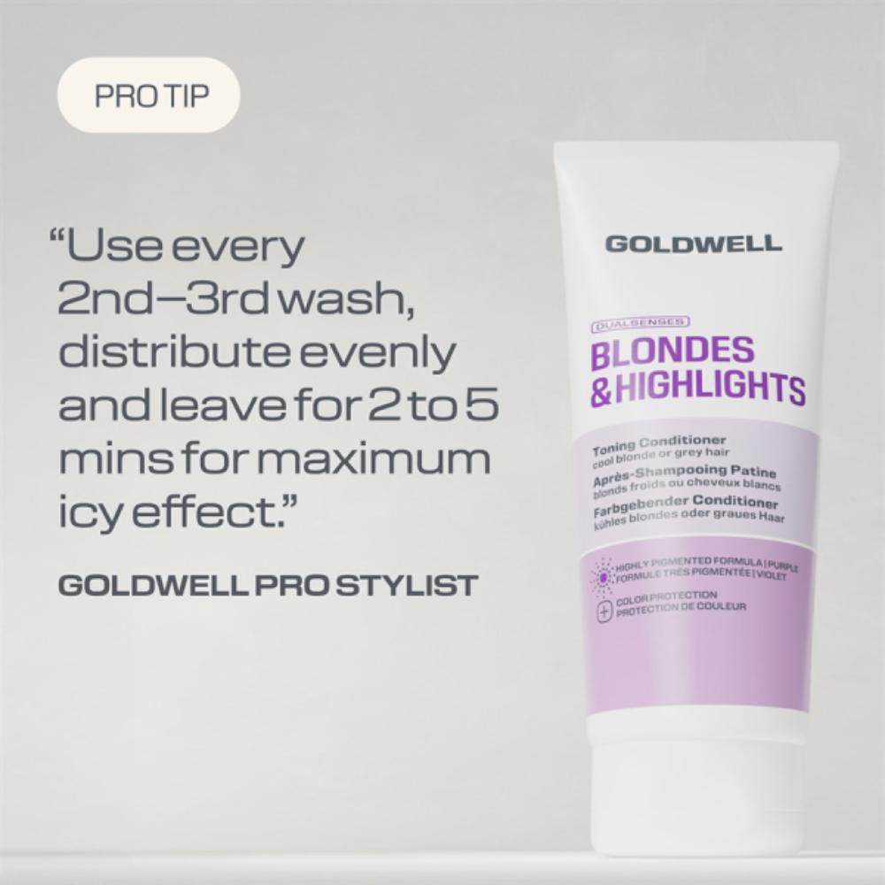 Goldwell Dualsenses Blondes & Highlights Toning Conditioner 200ml
