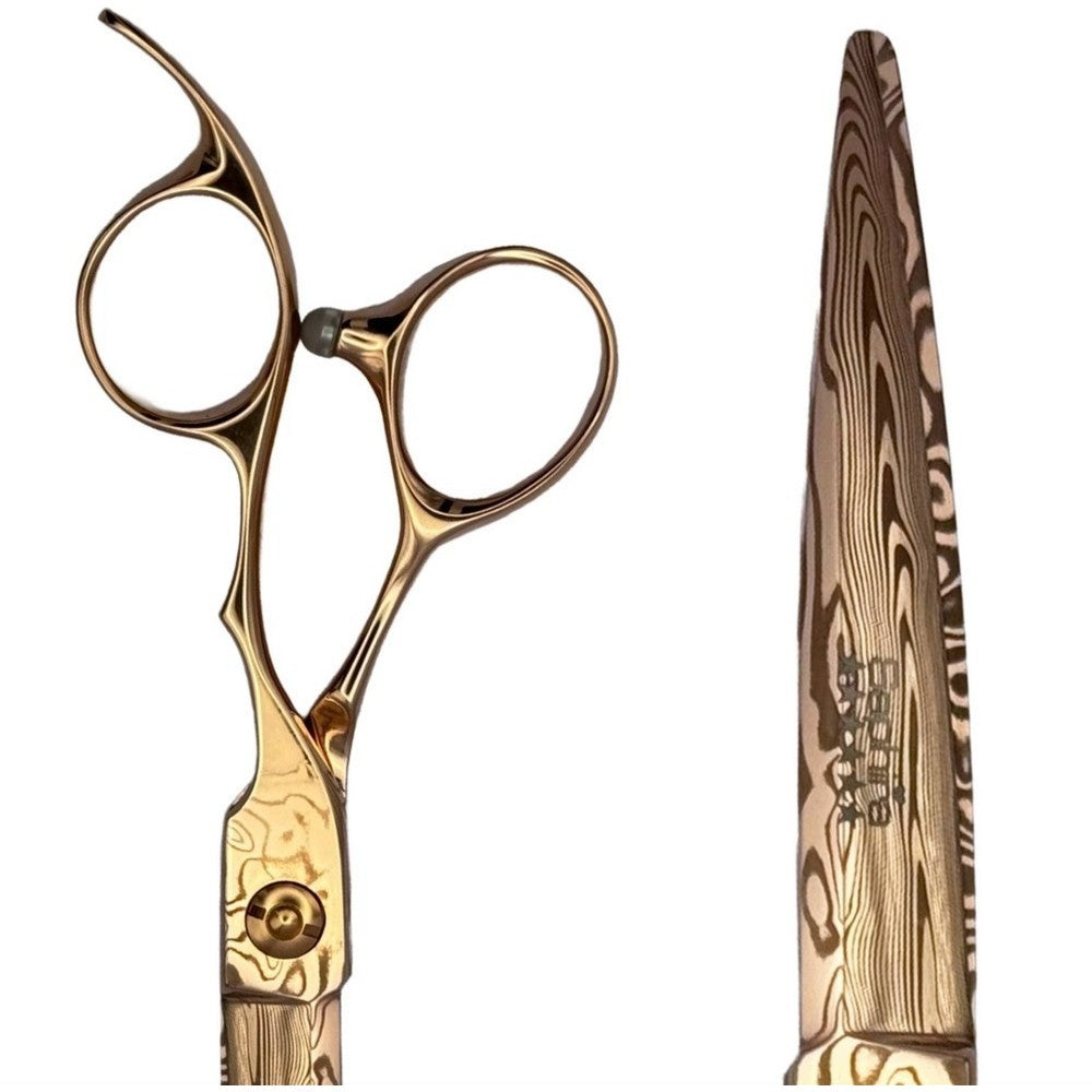 Matakki Saphira Rose Gold Scissors 6"
