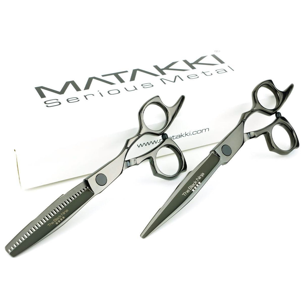 Matakki Black Ninja Scissors Set 6.5"