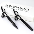 Matakki Black Ninja Left Handed Scissors Set 6.5"