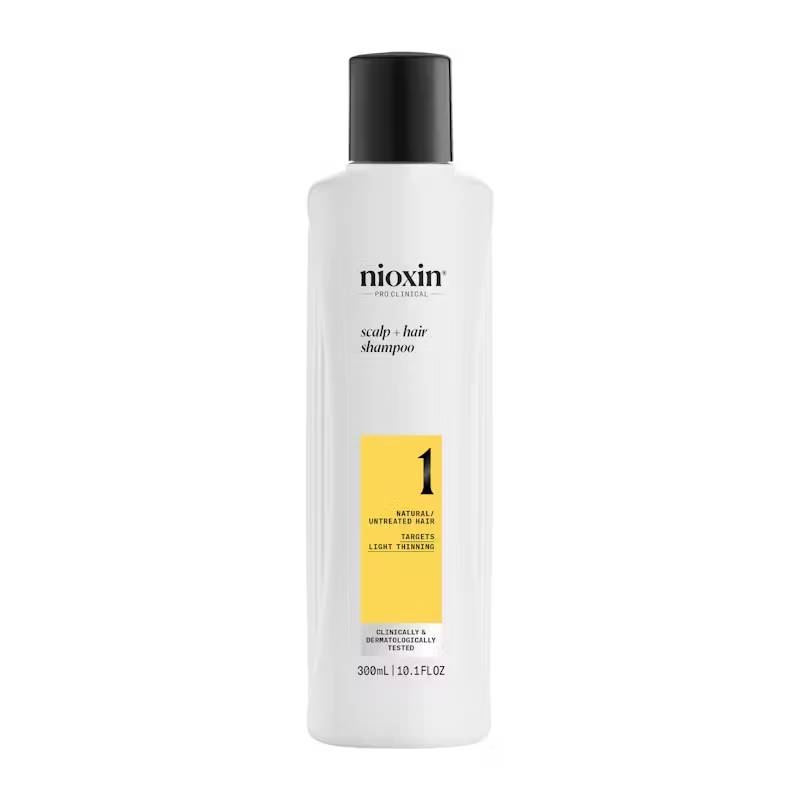 Nioxin System 1 Scalp + Hair Shampoo for Light Thinning Natural Hair 300ml