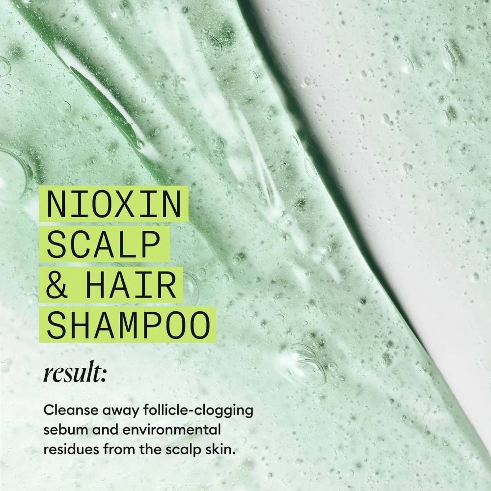 Nioxin System 2 Scalp + Hair Shampoo for Progressed Thinning Natural Hair 300ml