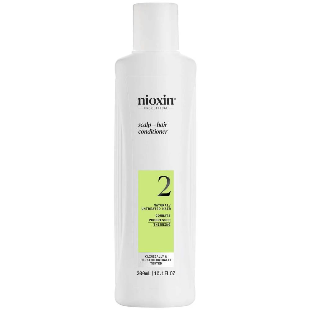 Nioxin System 2 Scalp + Hair Conditioner for Progressed Thinning Natural Hair 300ml