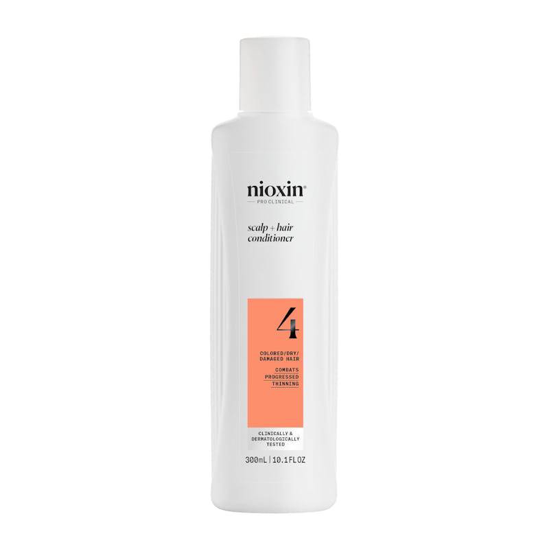 Nioxin System 4 Scalp + Hair Conditioner for Progressed Thinning Coloured Hair 300ml