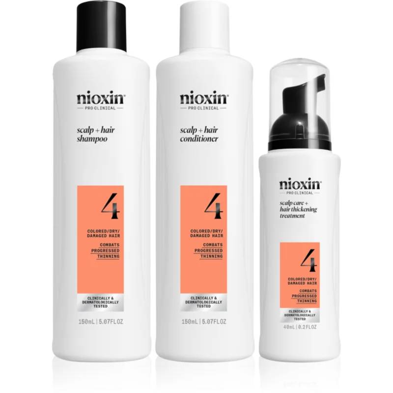 Nioxin System 4 Scalp + Hair Trial Kit for Progressed Thinning Coloured Hair