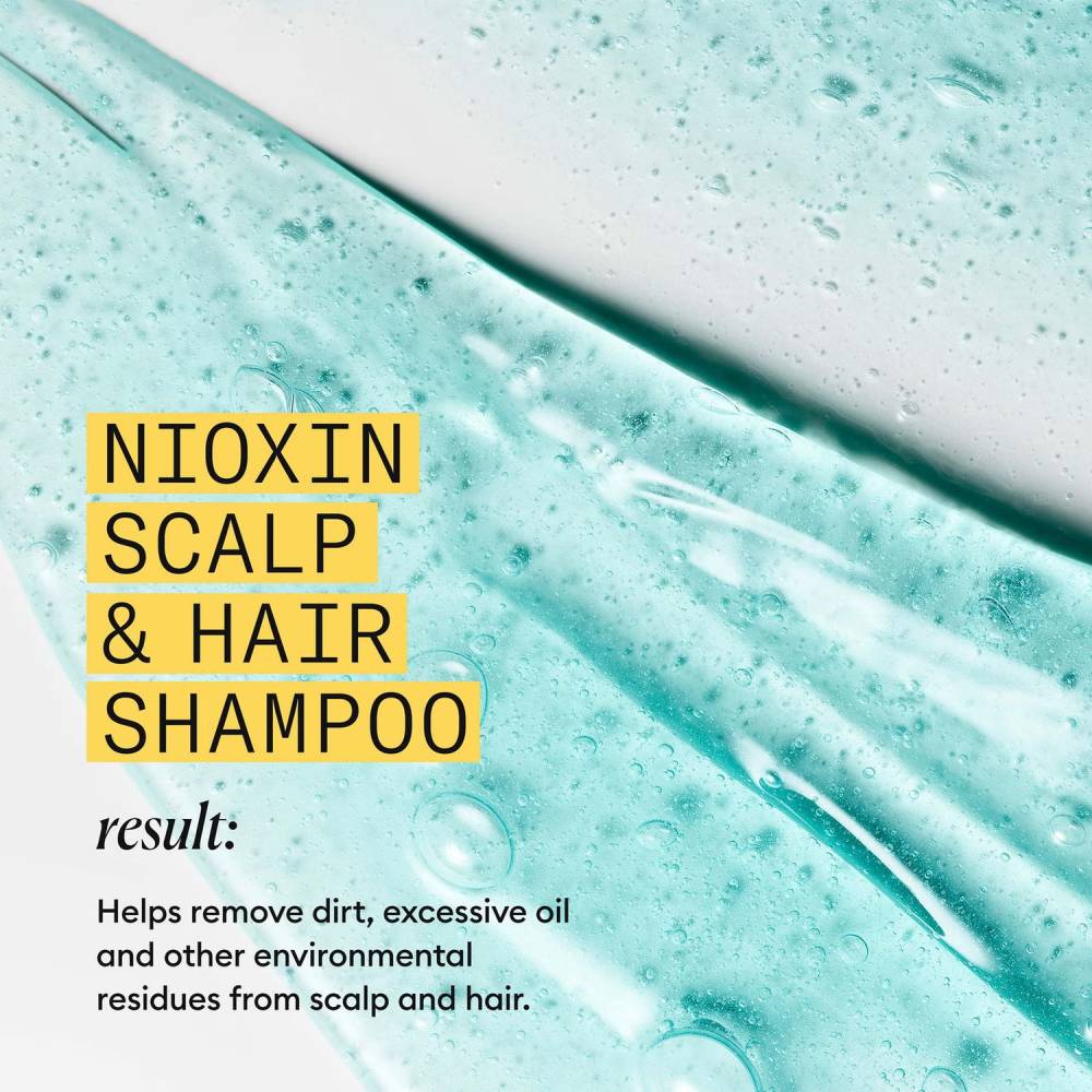 Nioxin System 1 Scalp + Hair Shampoo for Light Thinning Natural Hair 1000ml