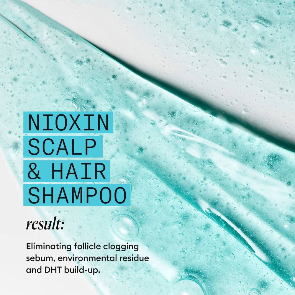 Nioxin System 3 Scalp + Hair Shampoo for Light Thinning Coloured Hair 1000ml
