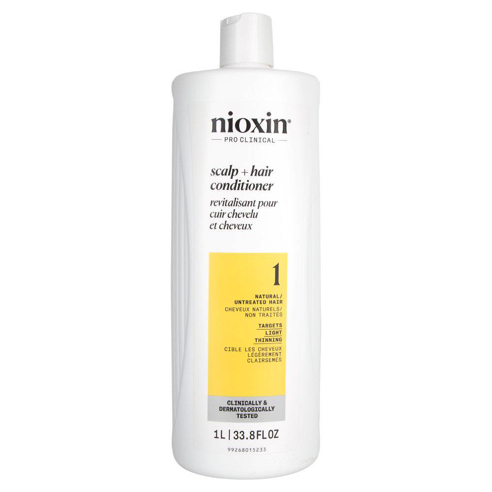 Nioxin System 1 Scalp + Hair Conditioner for Light Thinning Natural Hair 1000ml