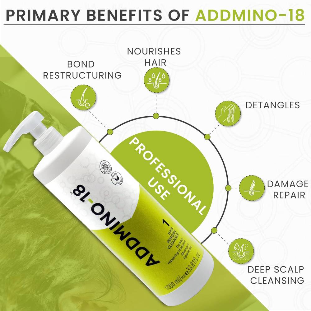 Addmino-18 1 Hair Reborn Cleanser 1000ml