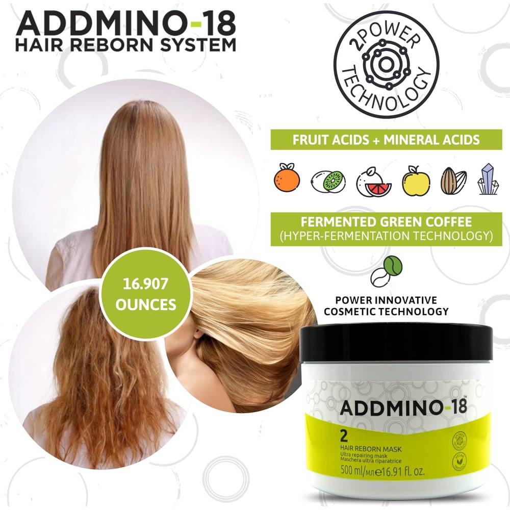 Addmino-18 2 Hair Reborn Mask 500ml