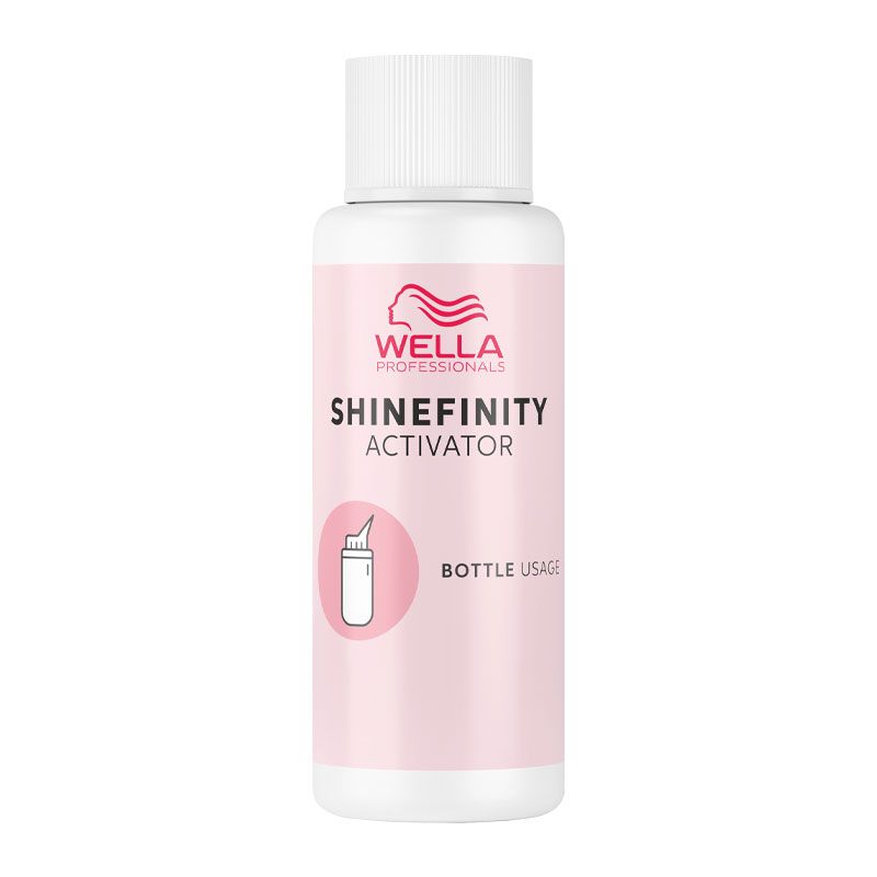Wella Shinefinity Activator Bottle Usage 2% 60ml