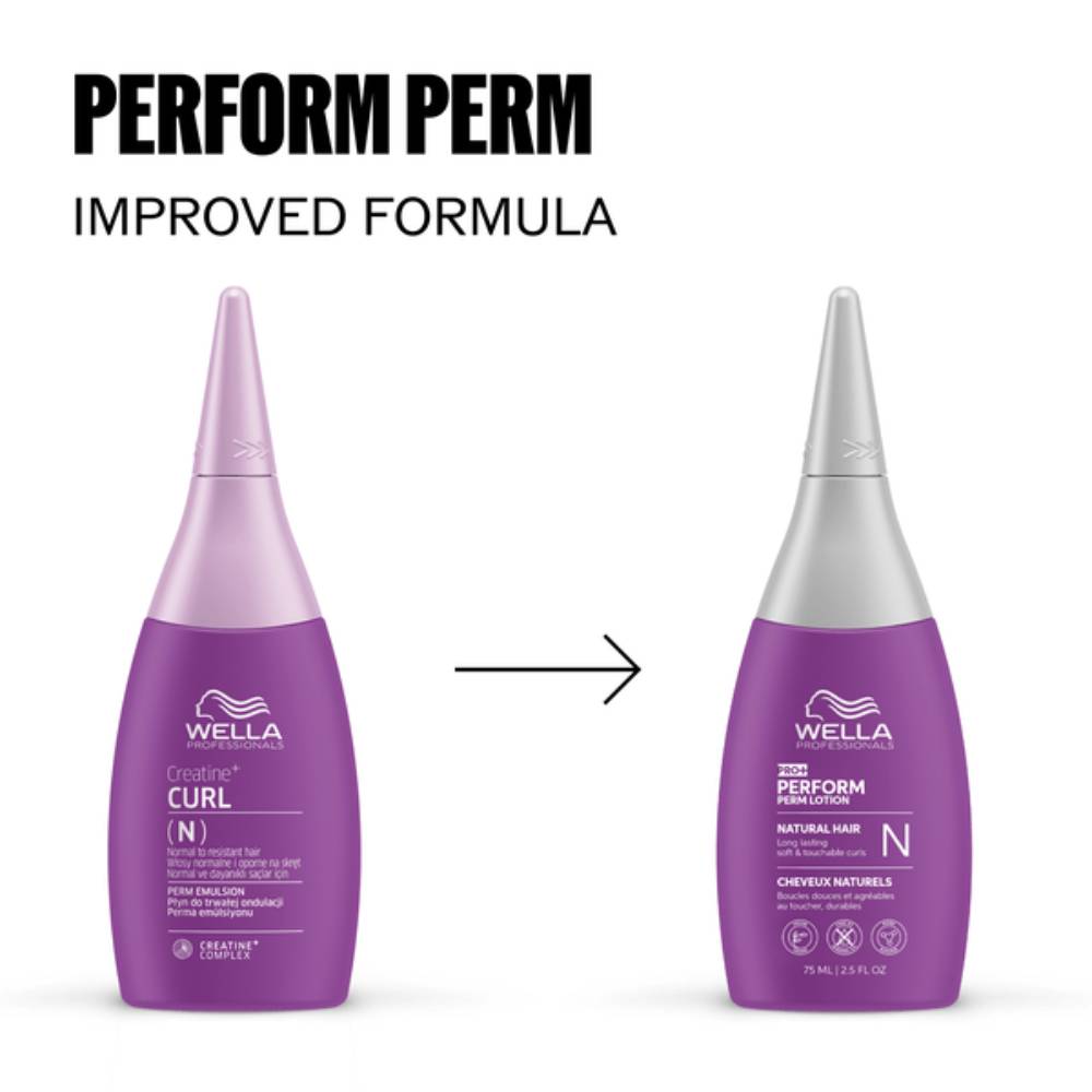 Wella Pro+ Perform Perm Lotion for Natural Hair 75ml