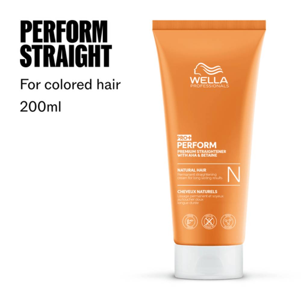 Wella Pro+ Perform Permanent Straightening Cream for Natural Hair 200ml