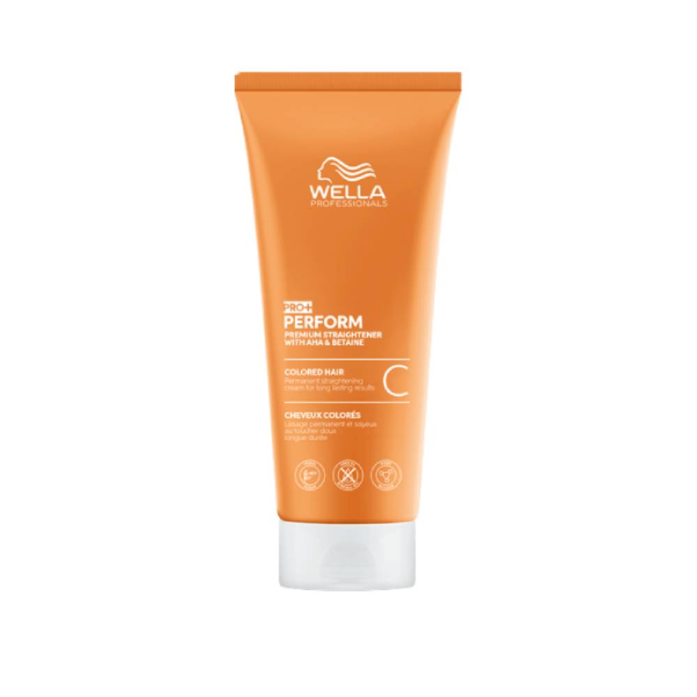 Wella Pro+ Perform Permanent Straightening Cream for Coloured Hair 200ml