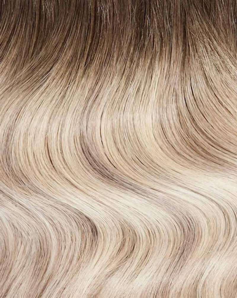 Beauty Works Gold Flat Track Weft Hair Extensions 18"