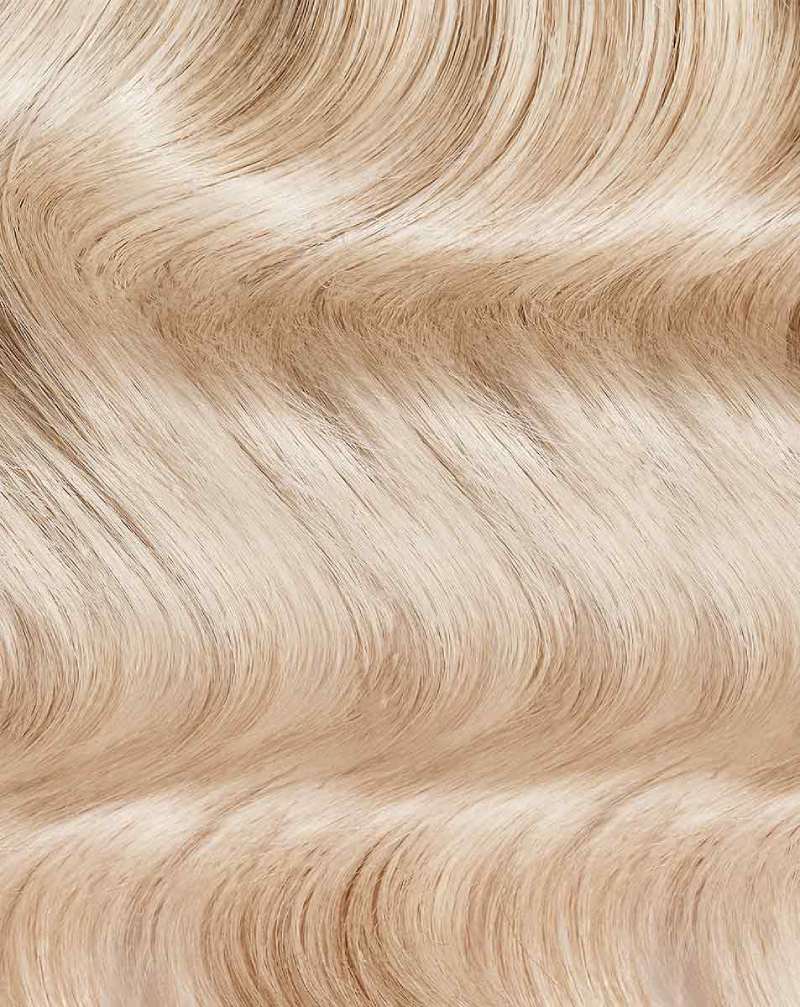 Beauty Works Gold Flat Track Weft Hair Extensions 18"