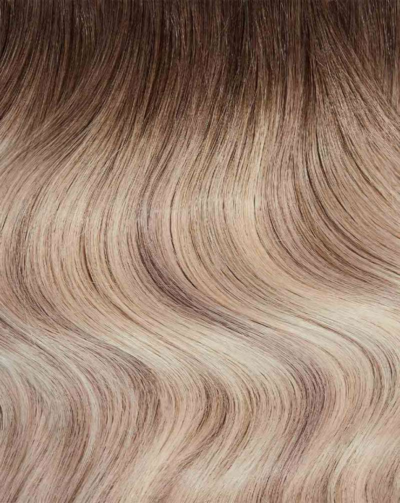 Beauty Works Gold Flat Track Weft Hair Extensions 18"