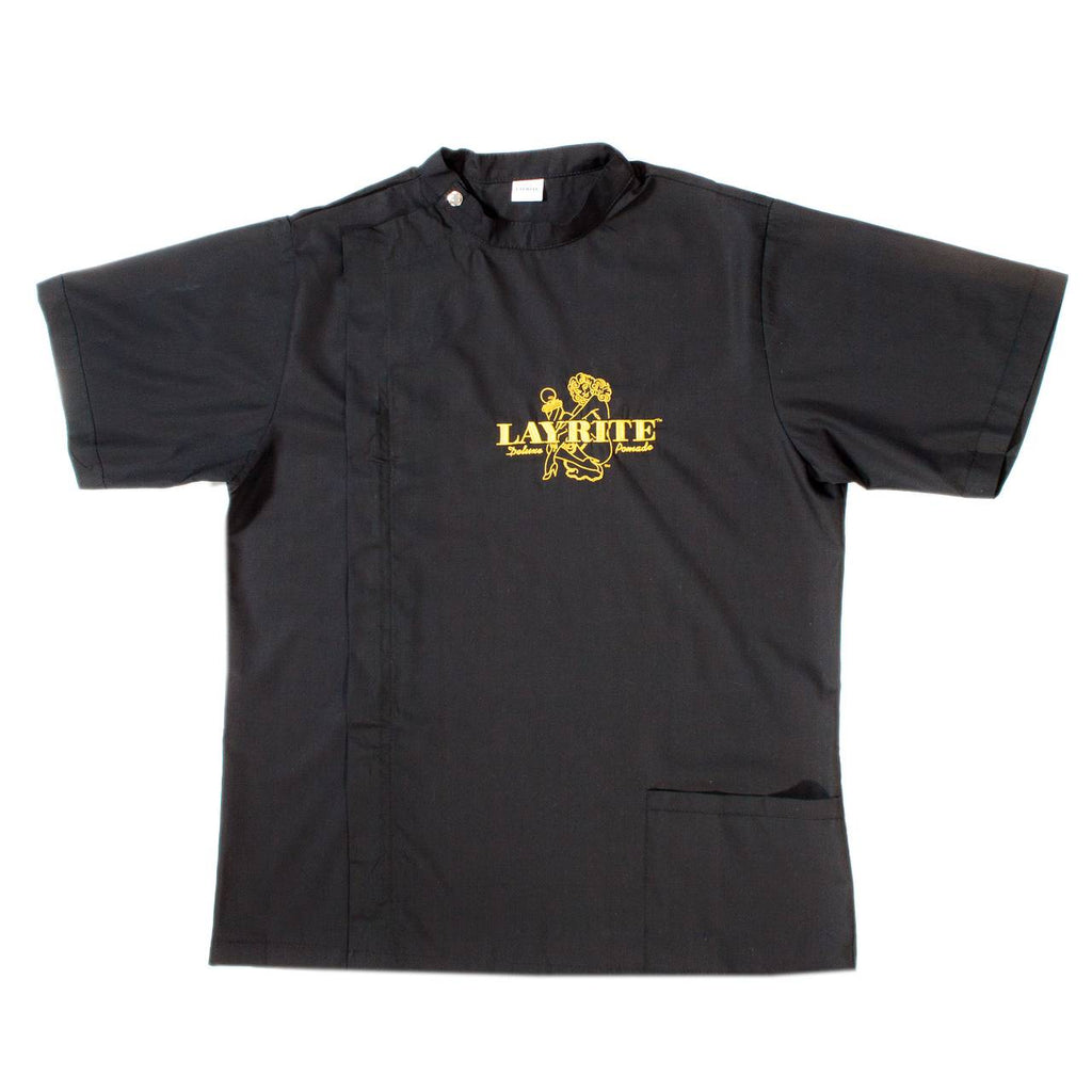 Layrite Barber Smock Black Medium