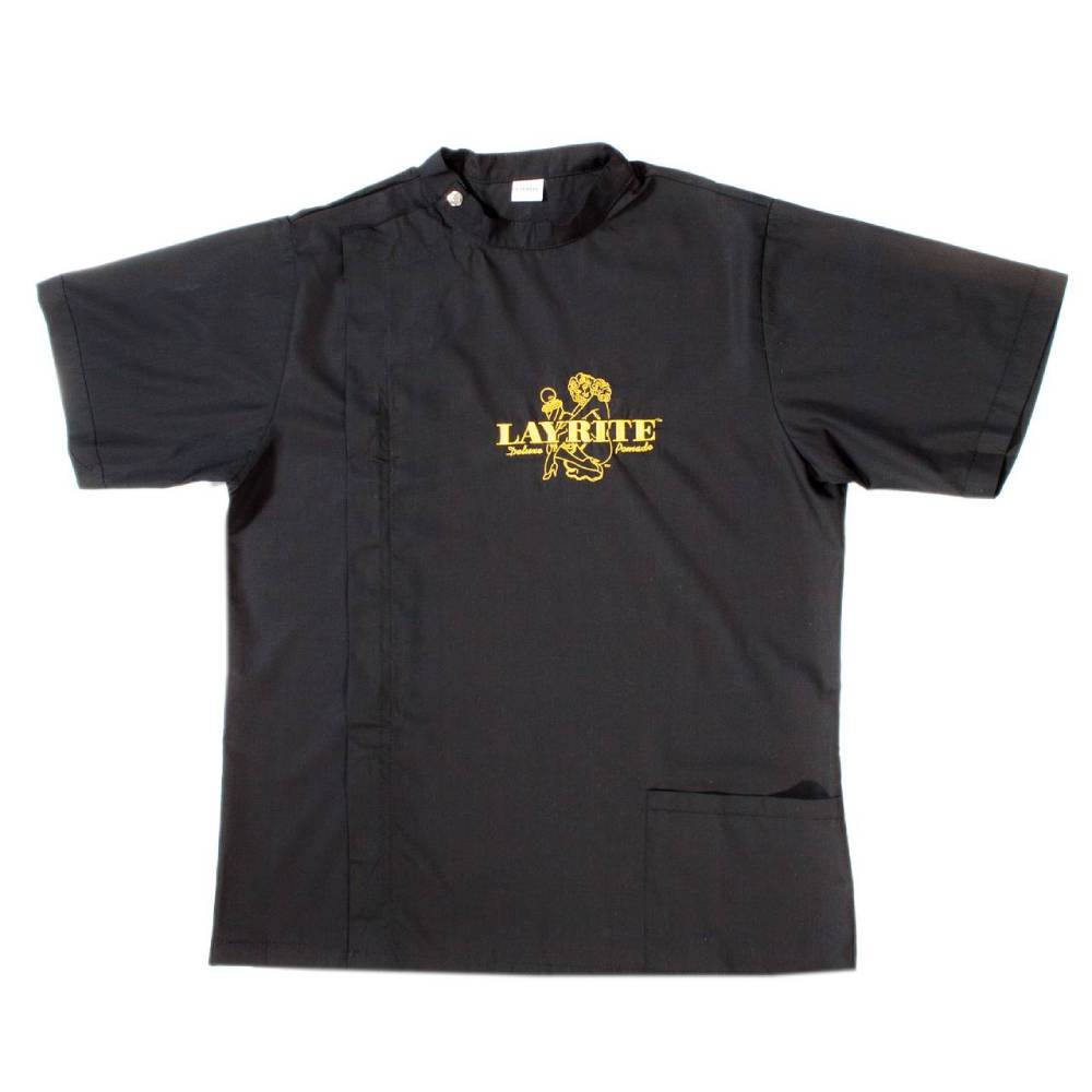 Layrite Barber Smock Black Medium