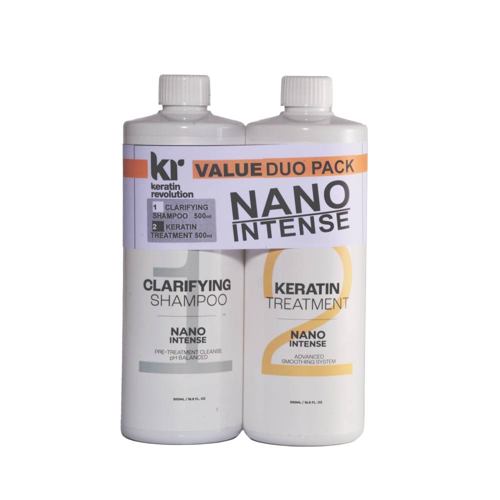 Keratin Revolution Nano Intense Shampoo & Treatment Duo Pack 500ml