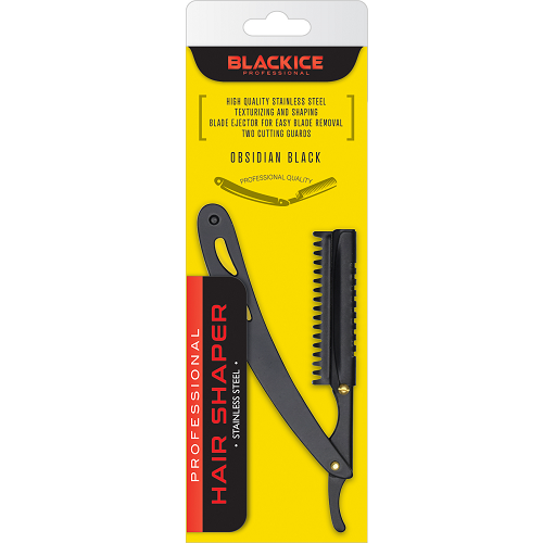 Black Ice Stainless Steel Hair Shaper Black