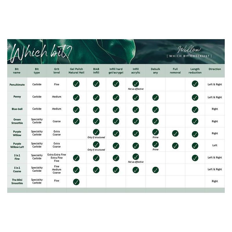 Willow 5 in 1 E-File Bit (Fine)