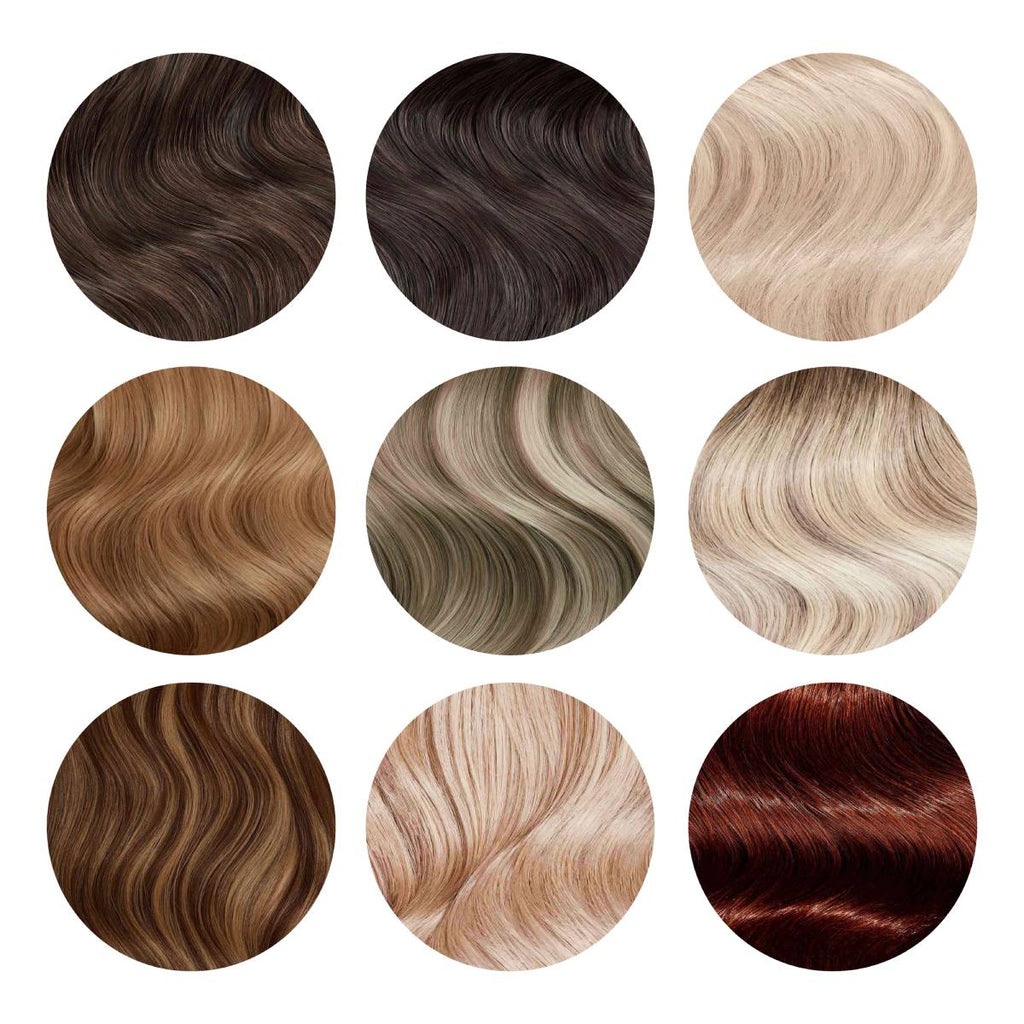 Beauty Works Gold Flat Track Weft Hair Extensions 18"