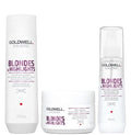 Goldwell Dualsenses Blondes & Highlights A-Y Shampoo 250ml, 60sec Treatment 200ml and Serum Spray 150ml