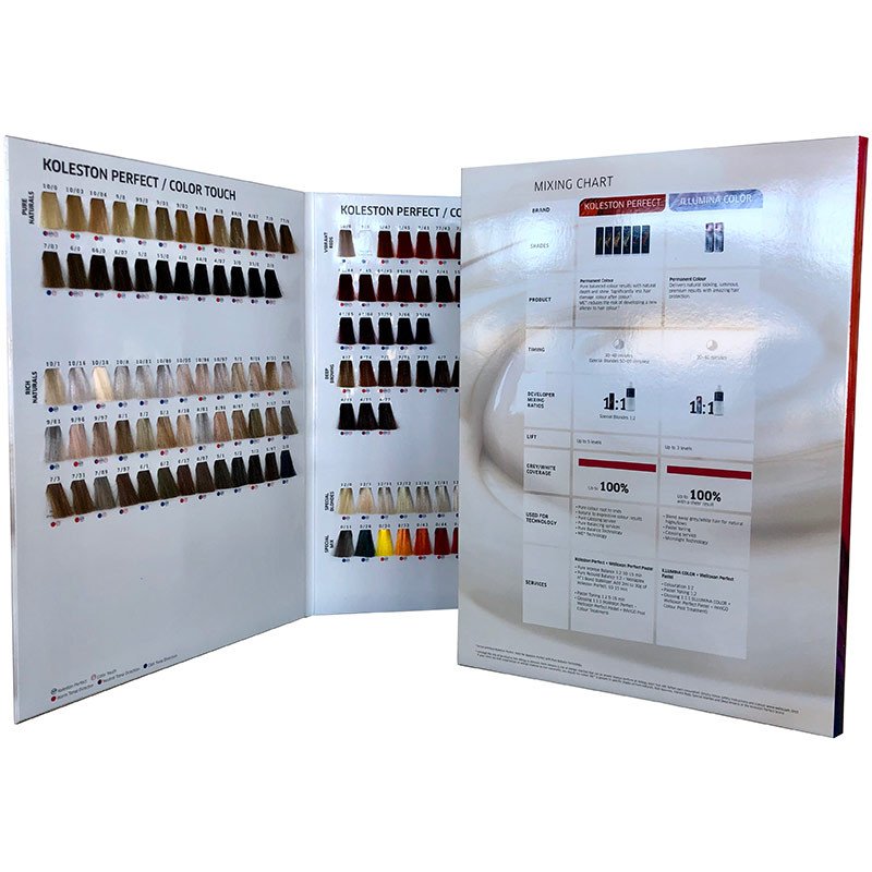 Wella Koleston Perfect Me+ & Color Touch Colour Chart
