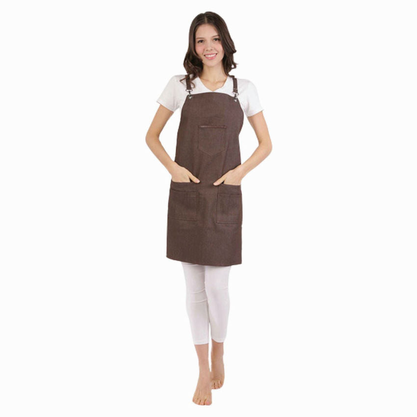 DMI Unisex Barber Apron - Brown