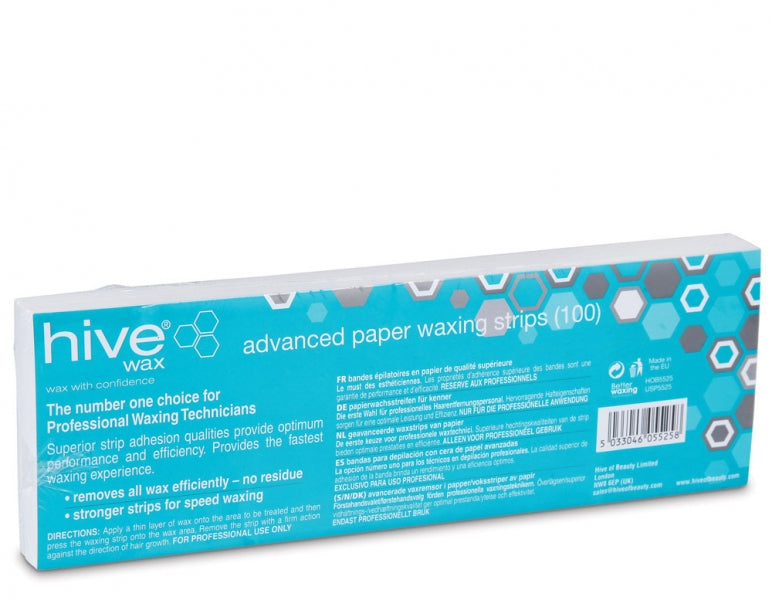 Hive Advanced Paper Waxing Strips (100)