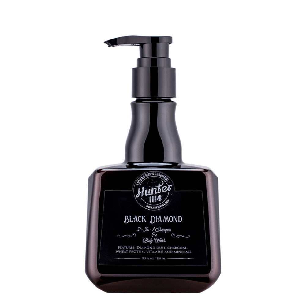 Hunter 1114 Black Diamond 2 in 1 Shampoo and Body Wash 250ml