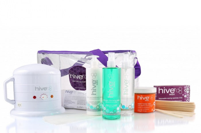 Hive Mini Wax Heater 500cc Warm Honey Kit