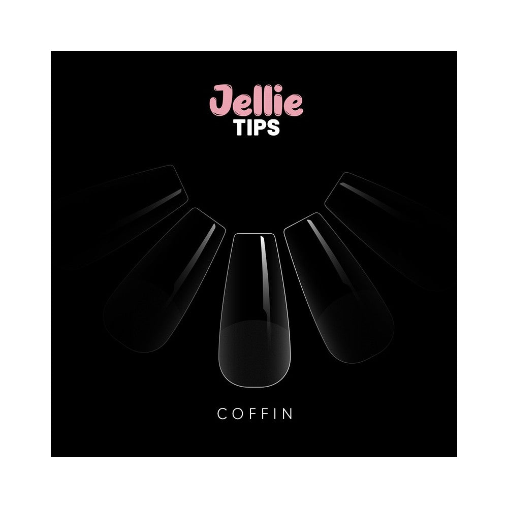 Halo Jellie Nail Tips Coffin Sizes 0-11 (120)