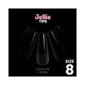 Halo Jellie Nail Tips Coffin Long Size 8 (50)