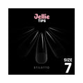 Halo Jellie Nail Tips Stiletto Size 7(50)