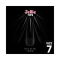 Halo Jellie Nail Tips Stiletto Long Size 7 (50)
