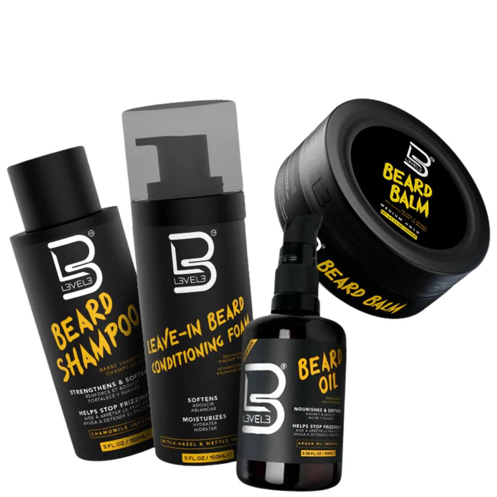 L3VEL3 Beard Care Set