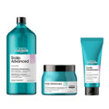L'Oreal Serie Expert Scalp Advanced Dermo-Purifier Shampoo 1500ml, Deep Purifier Clay Mask 500ml and Intense Soother Treatment 200ml