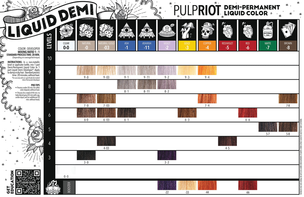 Pulp Riot Liquid Demi Hair Color 60ml
