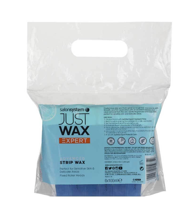 Salon System Just Wax Expert Advanced Strip Wax Fixed Roller Heads (6)