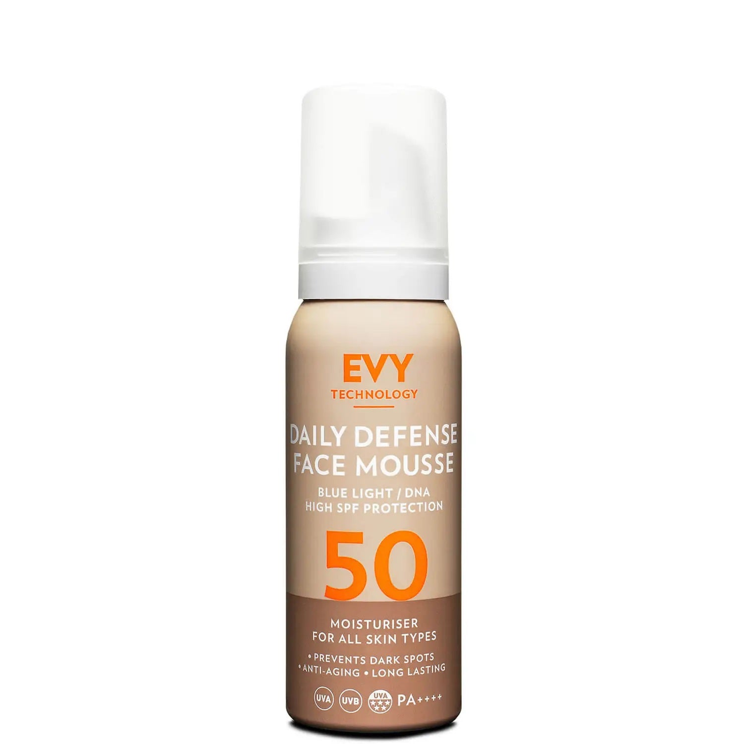 EVY Technology Daily Defence UV Face Mousse SPF50 75ml