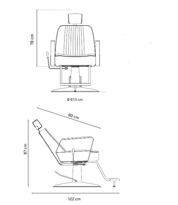 Mirplay Bart Executive Barbers Chair